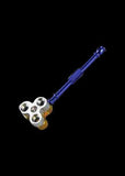 Triple Bowl Aluminum Smoking Pipe