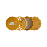 VIBES Sleek 4-Piece Metal Grinder