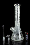 Calibear Magic Mushroom Frosted Water Pipe