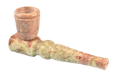 "Stoney Bologna" Marble-Colored Stone Pipe