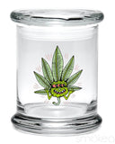 420 Science Glass Pop Top Storage Jar