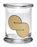420 Science Glass Pop Top Storage Jar