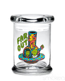 420 Science Glass Pop Top Storage Jar