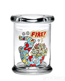 420 Science Glass Pop Top Storage Jar