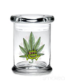 420 Science Glass Pop Top Storage Jar