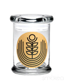 420 Science Glass Pop Top Storage Jar