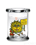 420 Science Glass Pop Top Storage Jar