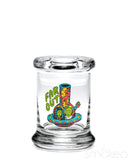 420 Science Glass Pop Top Storage Jar