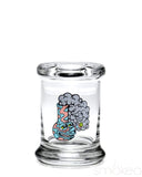 420 Science Glass Pop Top Storage Jar