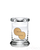 420 Science Glass Pop Top Storage Jar