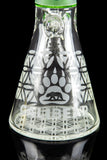 Calibear Diamond Etched Water Pipe