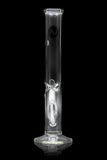LA Pipes 12" Clear Straight Water Pipe