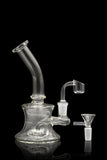 Bent Neck Travel Size Rig with Banger and Bowl