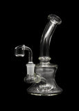Bent Neck Travel Size Rig with Banger and Bowl