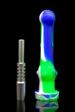 Nectar Collector Dab Vapor Straw with Solid Titanium or Quartz Tip