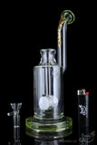 BoroTech Glass "Rok" Bubbler with Suspended Frit Drum Perc