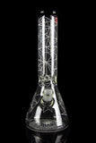 Famous Brandz Glass Beaker Ice Bong - Space