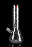 Famous Brandz Glass Beaker Ice Bong - Space