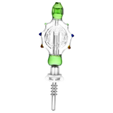Cosmic Turtle Perc Glass Honey Straw Collector