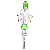 Cosmic Turtle Perc Glass Honey Straw Collector
