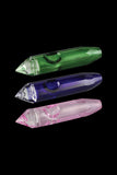 Crystal Chakra Glass Hand Pipe
