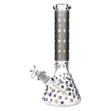 Designer Floral Diamond Print Bong