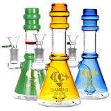 Diamond Glass Diamond Cone Water Pipe