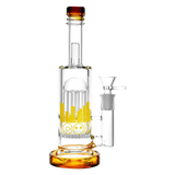 Diamond Glass Icon "Patronus" Domed Tree Perc Bong