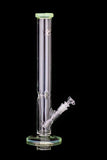 Envy Glass Straight Tube Bong with Colored Accents