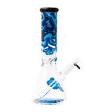 Famous Brandz "Fabric" Designed Glass Beaker Bong