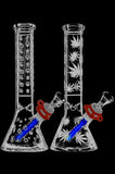 Frosted Design Beaker Water Pipe