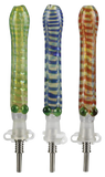 Glass Dab Collector Straw with 10mm Titanium Tip