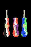 "Glow Bee" Silicone Vapor Straw with Titanium Tip