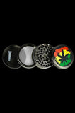 Hemp Leaf Metal Grinders - 6 Pack