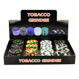 Hemp Leaves 4-Piece Grinder - 12 Pack