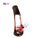8.5" Horn Silicone & Glass Hybrid Water Pipe