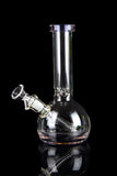 Round Base Water Pipe with Colored Accents