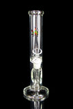 "Rainbow Pot Leaf" Straight Tube Water Pipe