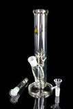 "Rainbow Pot Leaf" Straight Tube Water Pipe