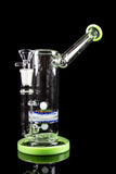 "Sand Dollar" Sidecar Water Pipe with Colored Accents