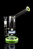 "Sand Dollar" Sidecar Water Pipe with Colored Accents