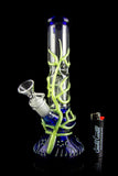 KindVibez Glow In The Dark Water Pipe - Deep Sea