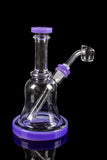 The "Bell Ringer" Mini Bell Dab Rig with Colored Accents