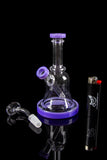 The "Bell Ringer" Mini Bell Dab Rig with Colored Accents