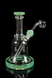The "Bell Ringer" Mini Bell Dab Rig with Colored Accents