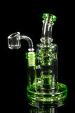Mini Inverted Honeycomb Perc Swiss Dab Rig - The Popper