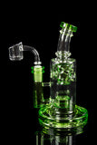 Mini Inverted Honeycomb Perc Swiss Dab Rig - The Popper