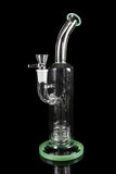 "Throwin' That Neck" Stemless Water Pipe with Seed of Life Perc