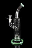 "Throwin' That Neck" Stemless Water Pipe with Seed of Life Perc