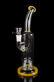 "Throwin' That Neck" Stemless Water Pipe with Seed of Life Perc